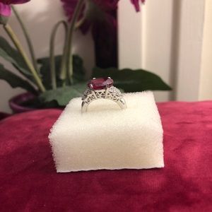 Ruby ring, Sterling